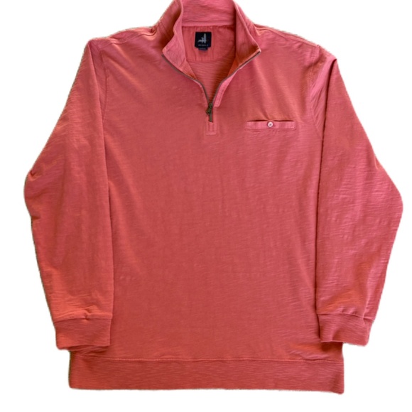 Johnnie-O Keane quarter zip pullover Large red/pink - Picture 5 of 14